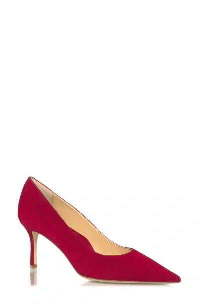 Marion Parke Pointed Toe Pump In Red