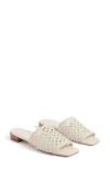 Marion Parke Sabrina Slide Sandal In Ivory