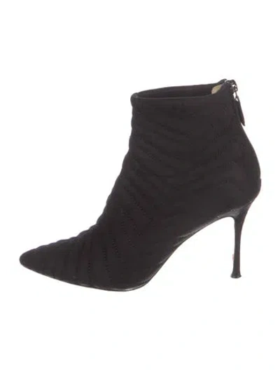 Pre-owned Marion Parke Suede Boots In Black