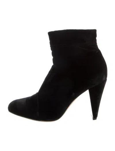 Pre-owned Marion Parke Suede Boots In Black