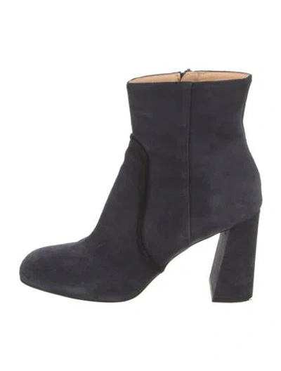 Pre-owned Marion Parke Suede Boots In Blue