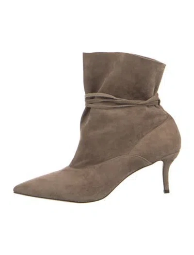Pre-owned Marion Parke Suede Boots In Brown