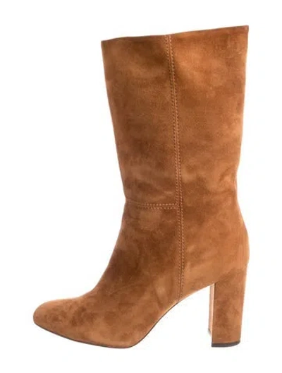 Pre-owned Marion Parke Suede Boots In Brown