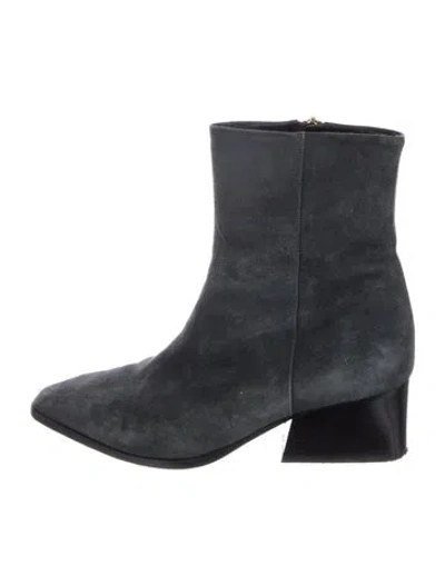 Pre-owned Marion Parke Suede Boots In Gray