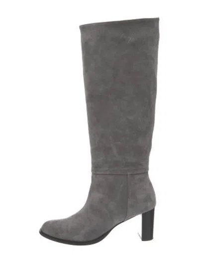 Pre-owned Marion Parke Suede Boots In Grey