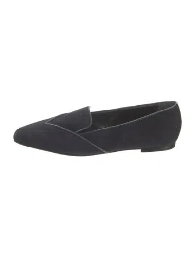 Pre-owned Marion Parke Suede Loafers In Blue