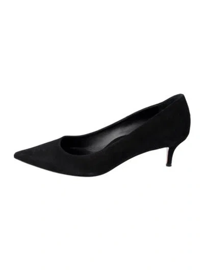Pre-owned Marion Parke Suede Pumps In Black
