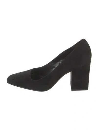 Pre-owned Marion Parke Suede Pumps In Black