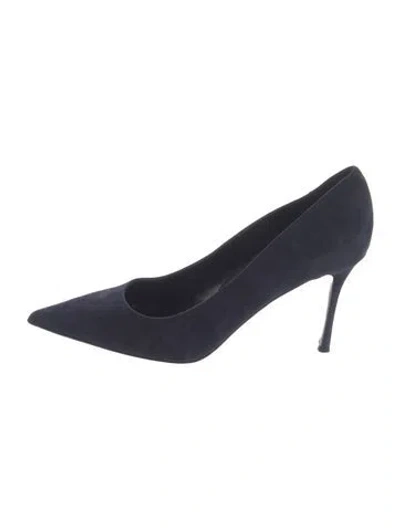 Pre-owned Marion Parke Suede Pumps In Blue