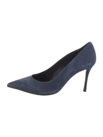 Pre-owned Marion Parke Suede Pumps In Blue