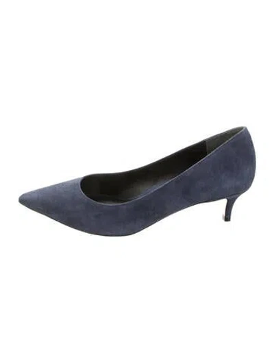 Pre-owned Marion Parke Suede Pumps In Blue