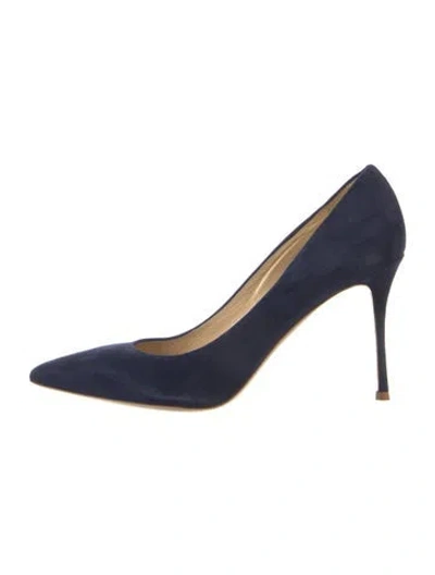 Pre-owned Marion Parke Suede Pumps In Blue