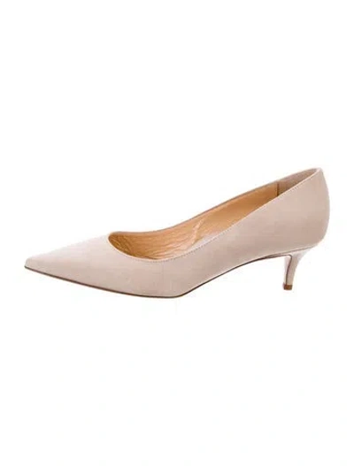 Pre-owned Marion Parke Suede Pumps In Neutral