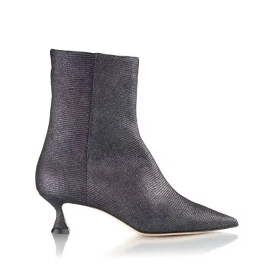 Marion Parke Women's Audra Bootie In Black Glitter In Multi