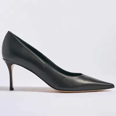 Marion Parke Women's Classic 70 Leather Pump In Black Nappa