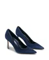 Marion Parke Women's Classic Suede 85 Pump In Blue