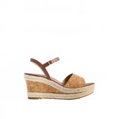 Marion Parke Women's Haven Wedge In Luggage In Brown