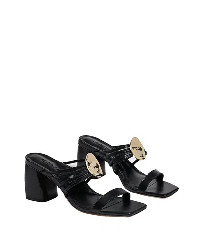 Marion Parke Women's Nappa Mia Block Heel Pump In Black