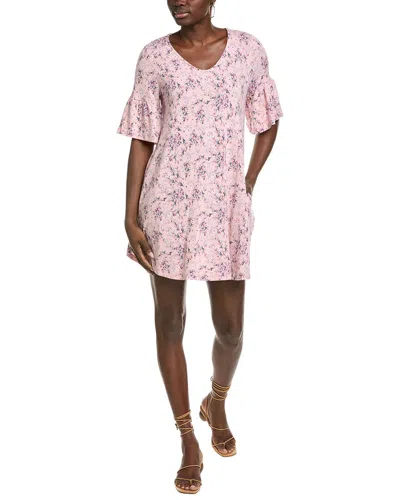 Marion Puff Sleeve Floral Dress In Multi