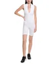 Marion Rib Seamless Basic Romper In Multi
