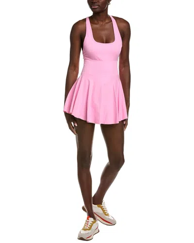 Marion Sleeveless Cross Back Pickle Ball Mini Dress In Multi