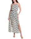Marion Split Maxi Dress In White