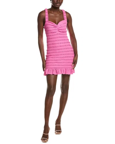 Marion Sweetheart Mini Dress In Pink