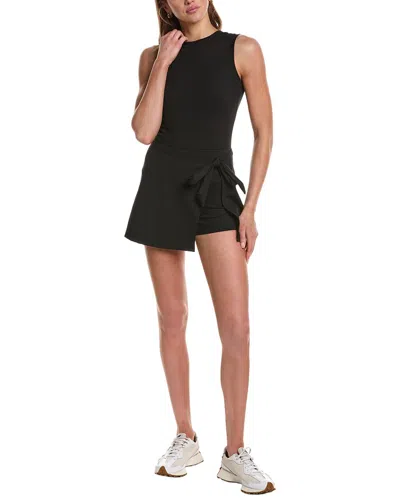 Marion Tie-front Dress In Black