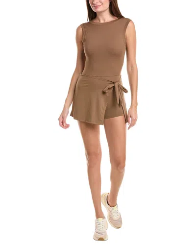 MARION MARION TIE-FRONT ROMPER