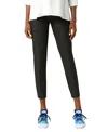 Marion Slim Leg Over-belly Maternity Dress Pants In Black