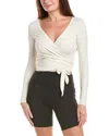 Marion Wrap Top In White