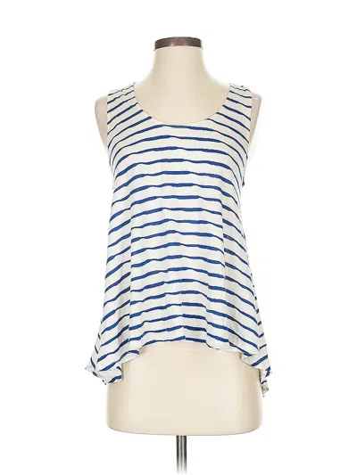 Pre-owned Mariona Gen Tank Top Blue Halter Neckline Tops