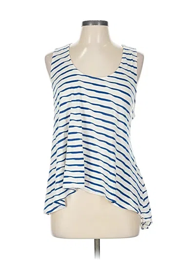 Pre-owned Mariona Gen Tank Top Blue Halter Neckline Tops