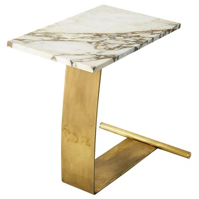 Pre-owned Marioni Guy Marble Table In Sand