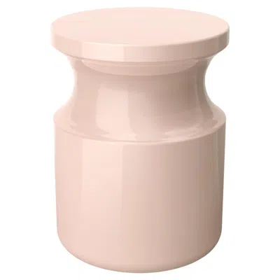 Pre-owned Marioni Hya A Pink Glazed Ceramic Stool