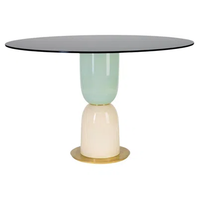 Pre-owned Marioni Pins Round Table In Gray