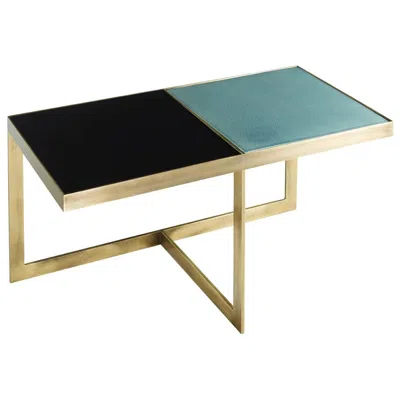 Pre-owned Marioni Small Rectangle Carousel Table In Gray