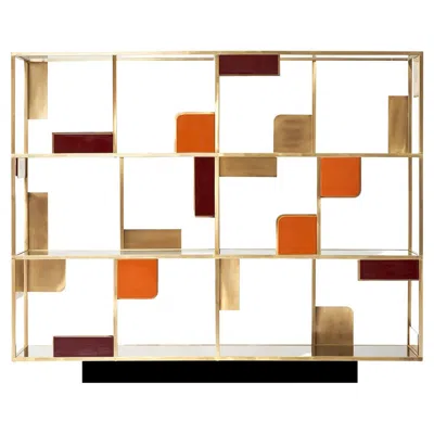 Pre-owned Marioni Sunset Bookcase In Sand