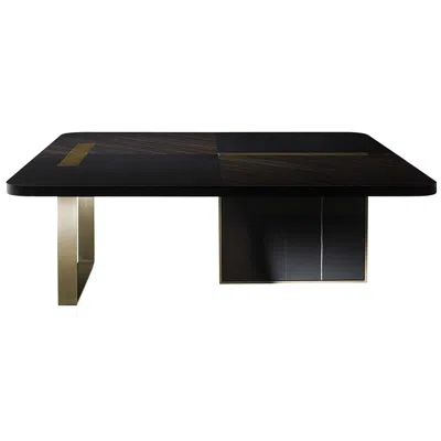 Pre-owned Marioni Tyron Coffee Table In Brown