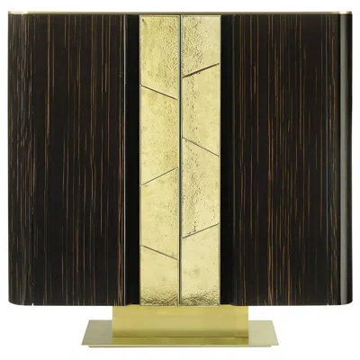 Pre-owned Marioni Vincent Tall Cabinet In Brown