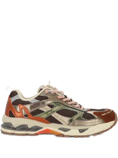 Maripe' Star Melrose Safari Cutout Sneakers In Brown