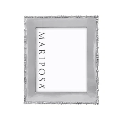 Mariposa 8" X 10" Metal Single Picture Frame Set In Silver