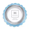 Mariposa Acrylic 6 Round Scallop Picture Frame In Light Blue