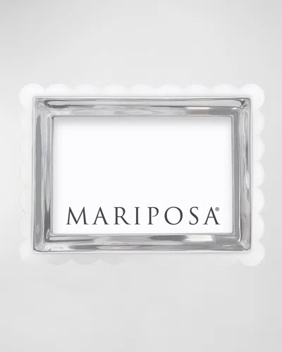 Mariposa Acrylic Scallop Frame, 4" X 6" In Metallic