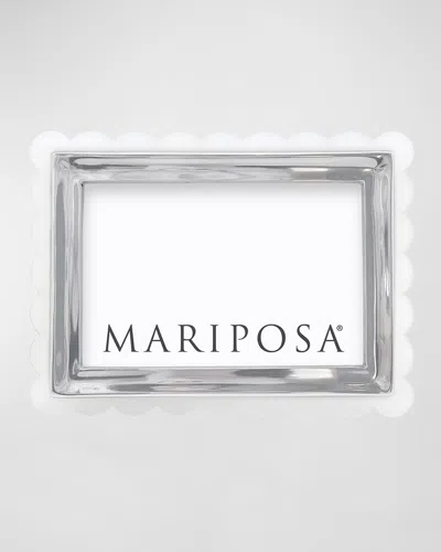 Mariposa Acrylic Scallop Frame, 4" X 6" In Clear