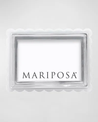Mariposa Acrylic Scallop Frame, 4" X 6" In Metallic