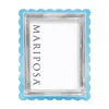 Mariposa Acrylic Scallop Picture Frame, 5 X 7 In Light Blue
