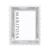 Mariposa Acrylic Scallop Picture Frame, 5 X 7 In White