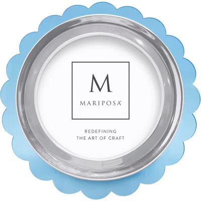 MARIPOSA MARIPOSA ACRYLIC SCALLOP ROUND PICTURE FRAME