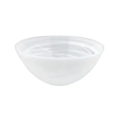 Mariposa Alabaster 2.38 Ft Oz. Serving Bowl In White